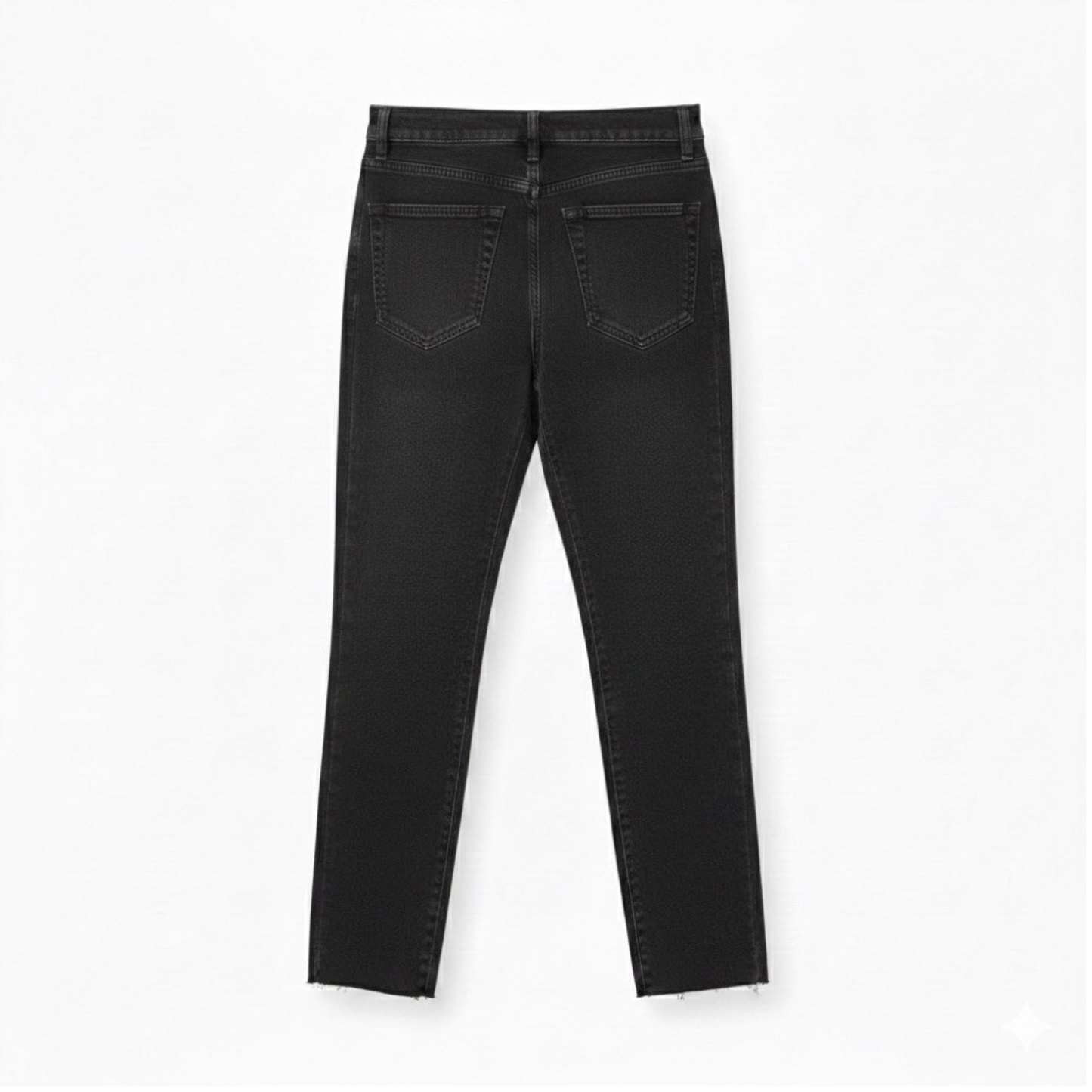 Schwarze High-Waist Mom Jeans